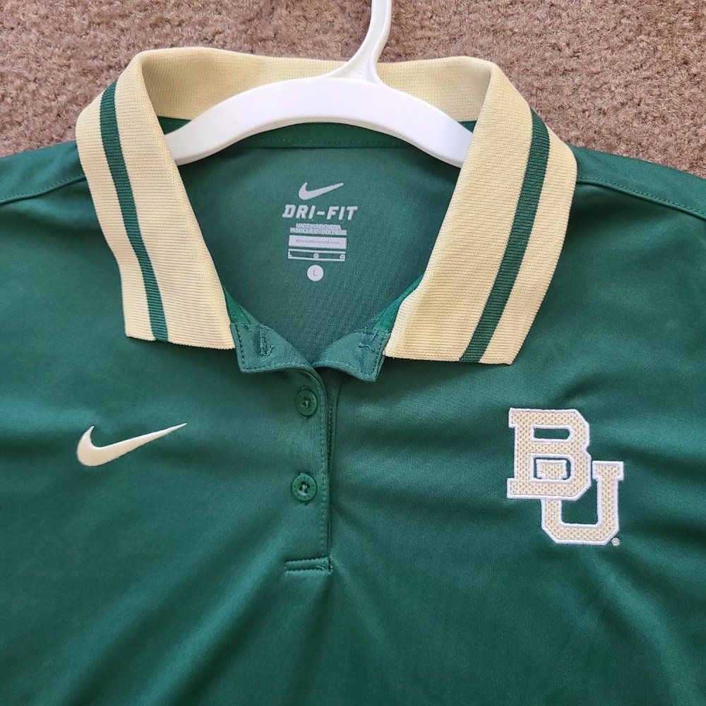 Baylor Bears Nike Dri-Fit Polo Women's Size L - Picture 2 of 7